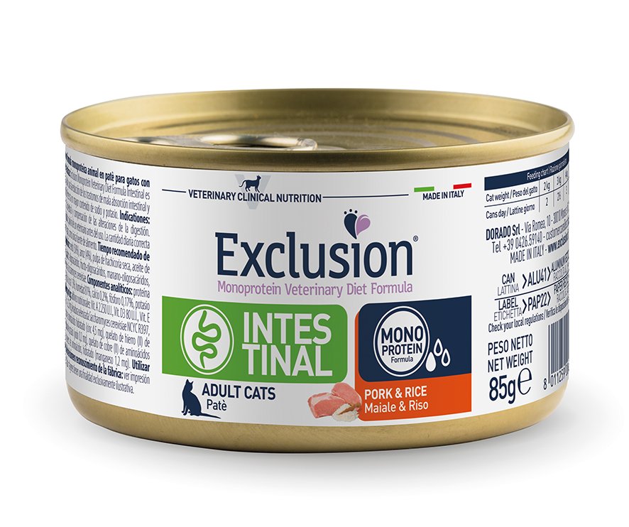 Ветеринарный монопротеиновый влажный кошачий корм для здоровья пищеварительной системы 85г