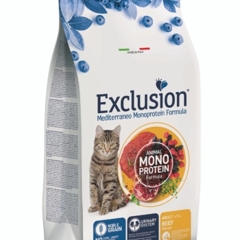 Монопротеиновый сухой корм для взрослых кошек (говядина) 12кг