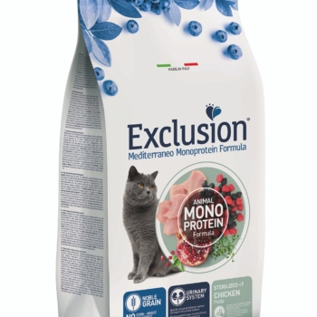 Монопротеиновый сухой корм для стерилизованных кошек старше 7 лет (курица) 1,5кг