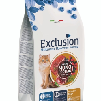 Монопротеиновый сухой корм для стерилизованных кошек (говядина) 12кг