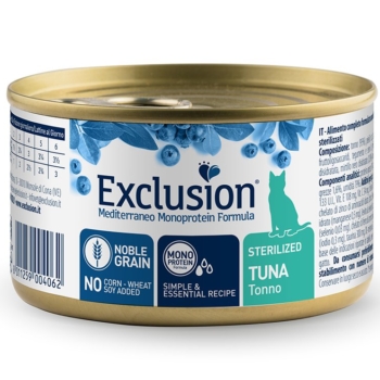 Монопротеиновый влажный корм для стерилизованных кошек (тунец) 85г